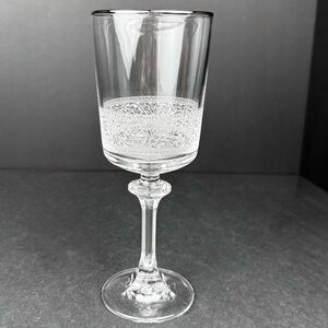 Vintage Tiffin-Franciscan Renaissance Platinum Wine Glass Replacement. Perfect